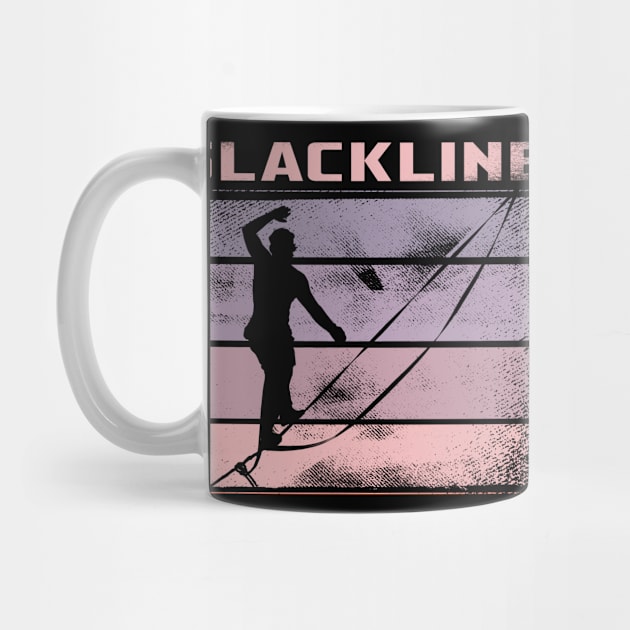 Slackline Vintage Rope Sport Fitness Artist by Print-Dinner